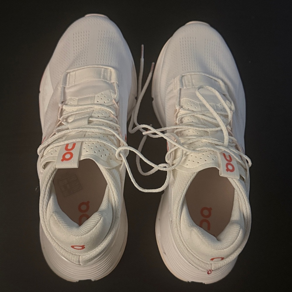 On Cloudnova 2 sneakers MEN white/flame shoes running cloud orange - Picture 6 of 7